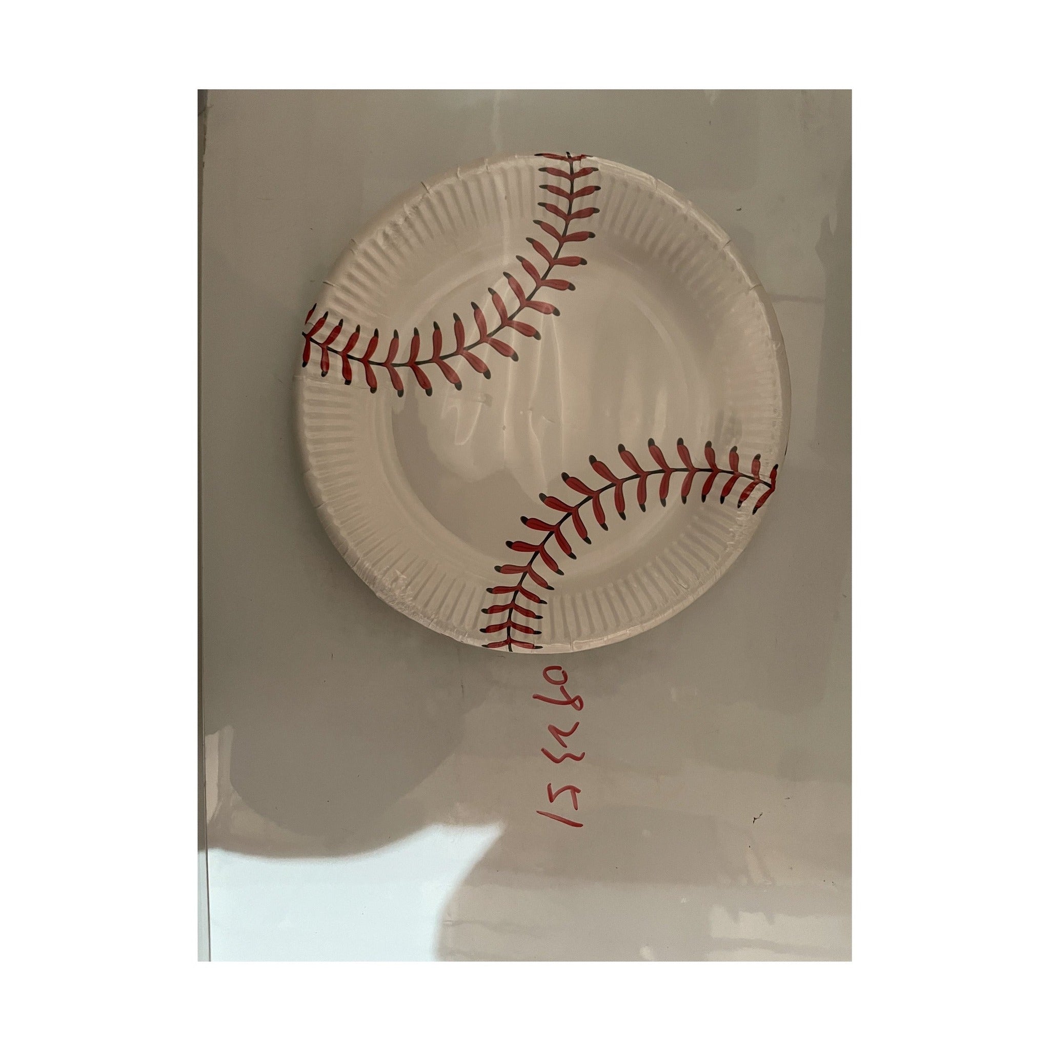 9" Plates Baseball 24ct
